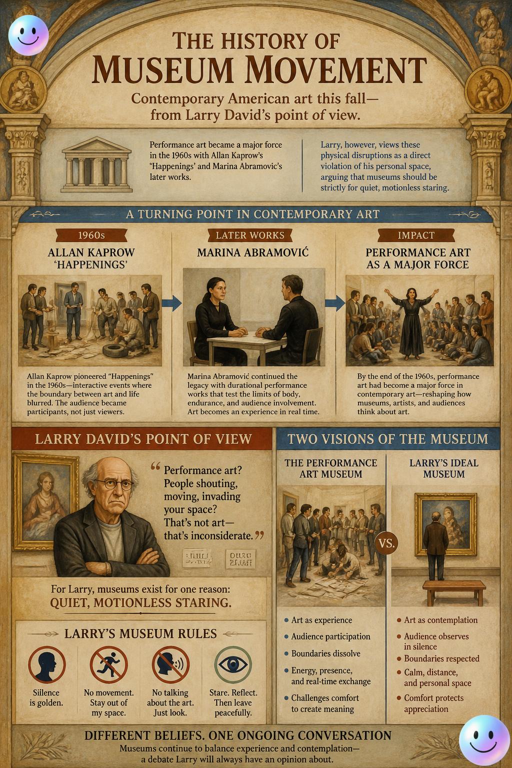 The history of museum movement