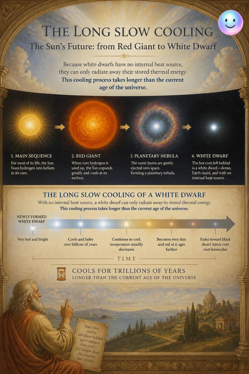 The long slow cooling