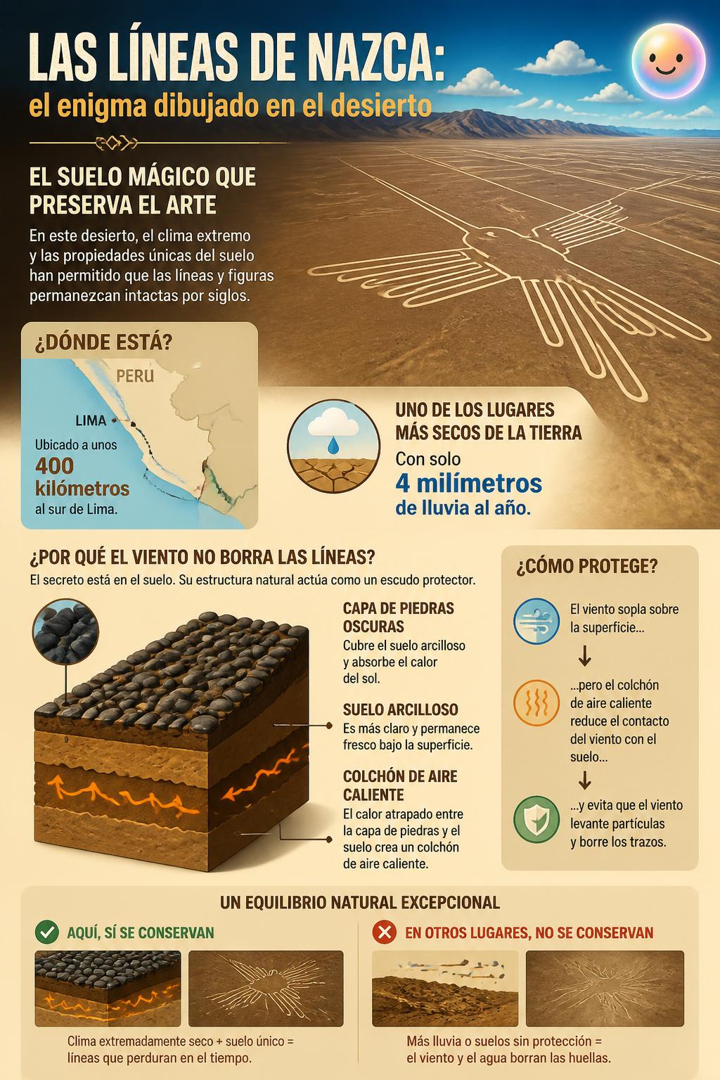 El suelo mágico que preserva el arte