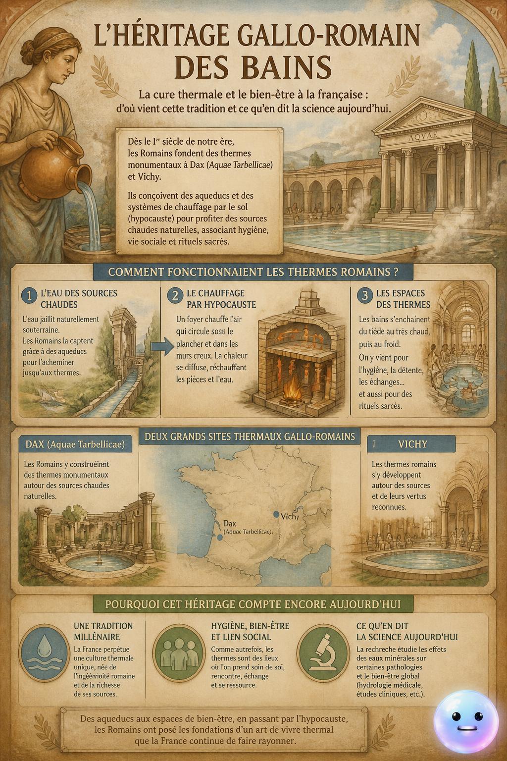 L'héritage gallo-romain des bains