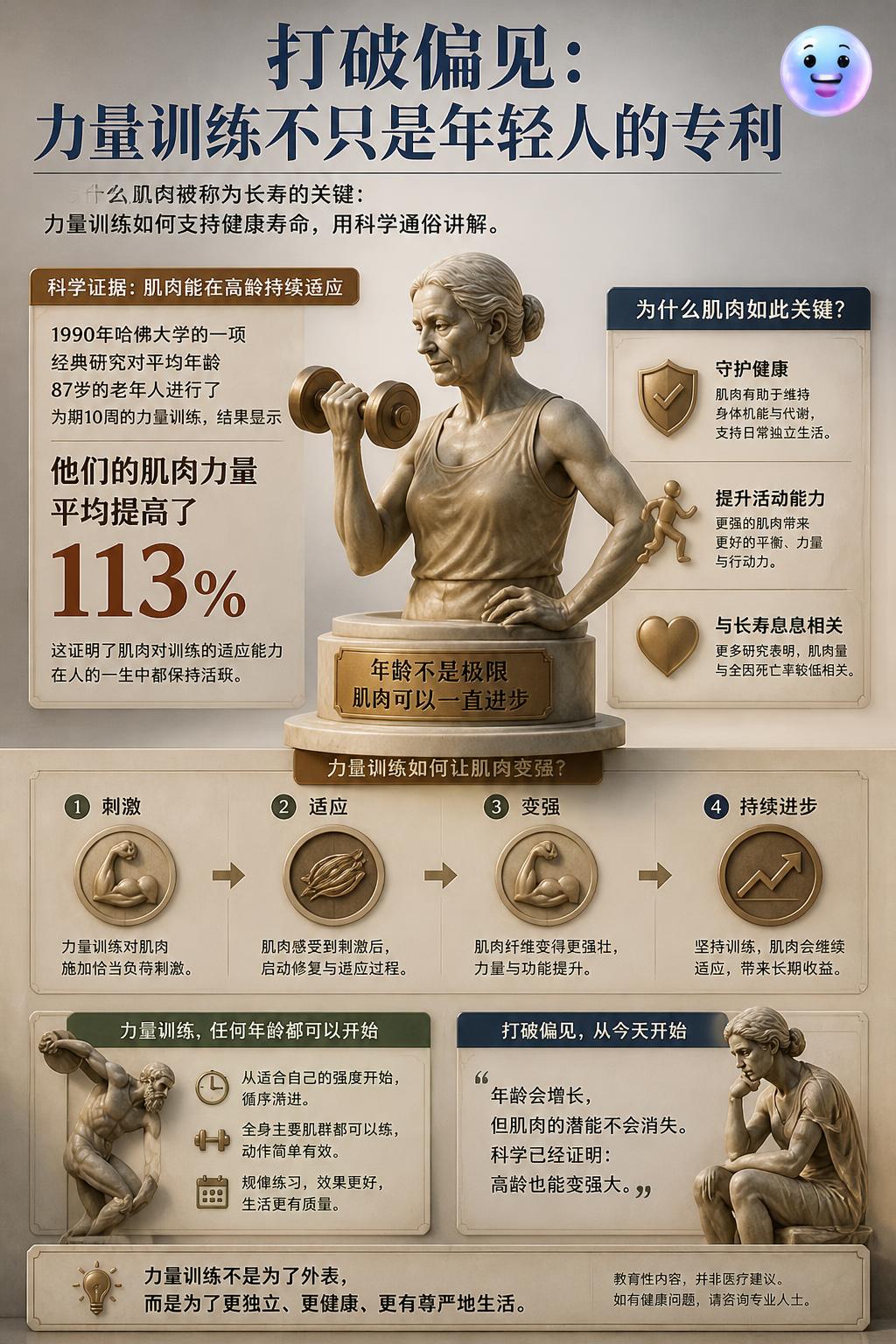 打破偏见：力量训练不只是年轻人的专利