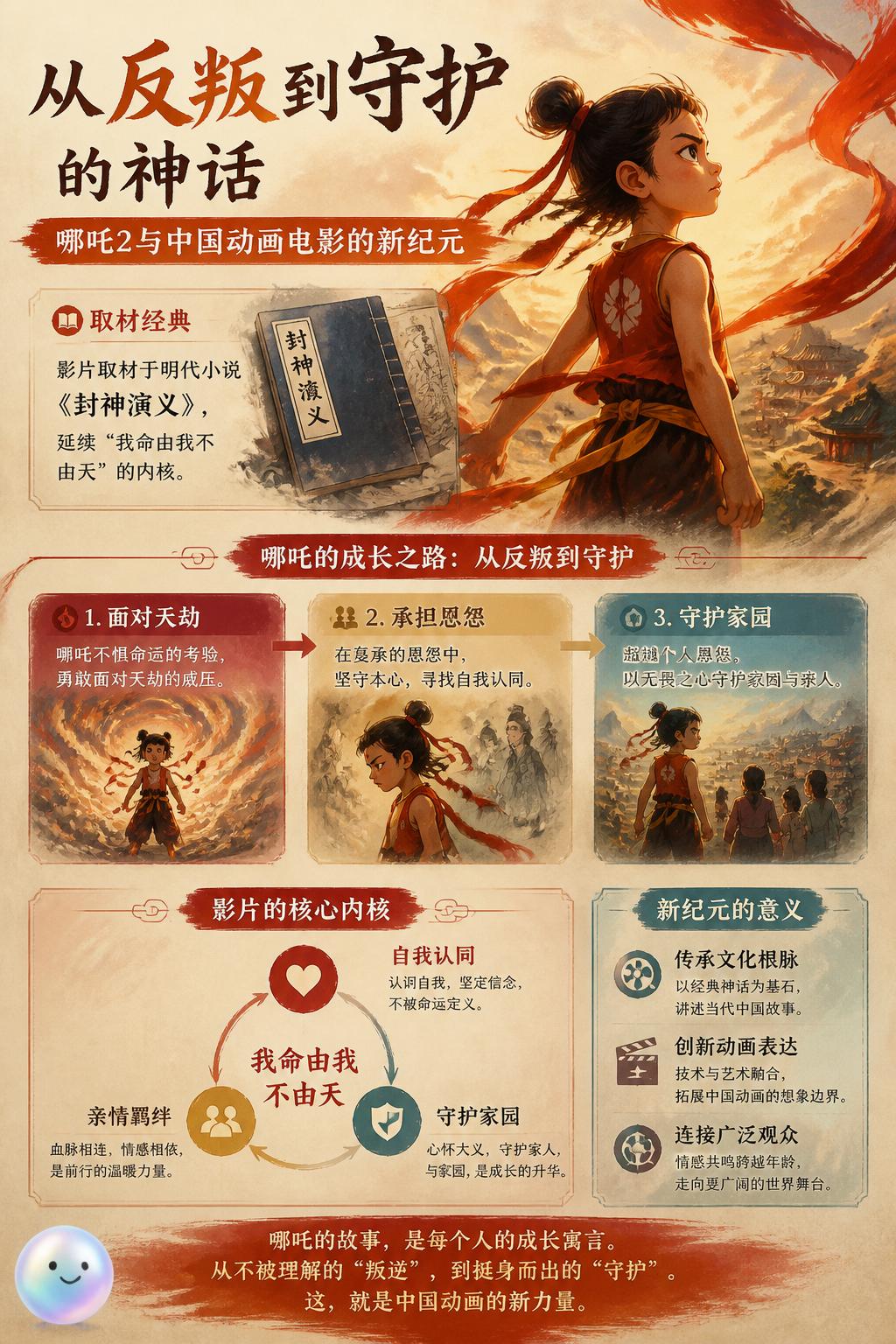 从反叛到守护的神话