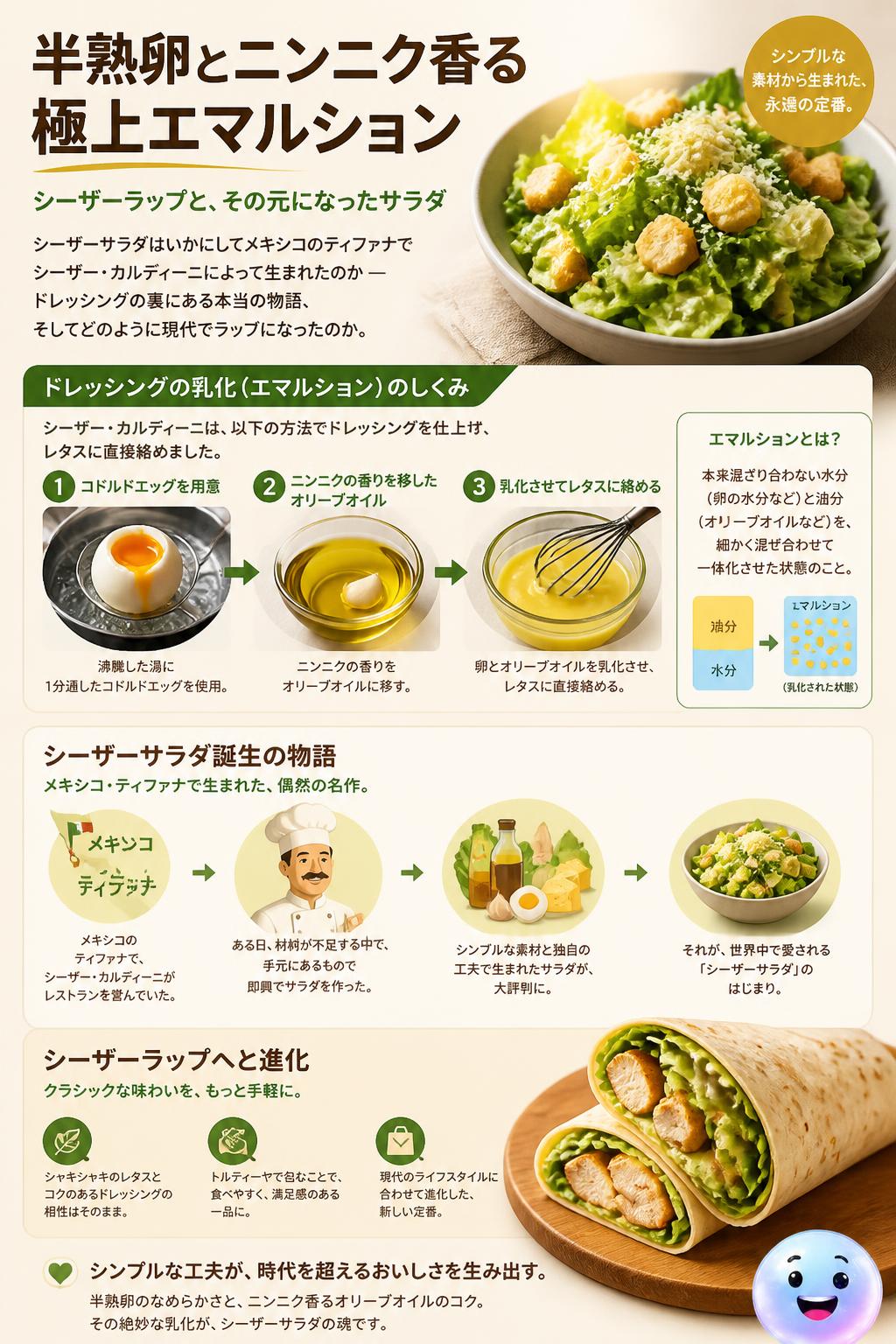 半熟卵とニンニク香る極上エマルション
