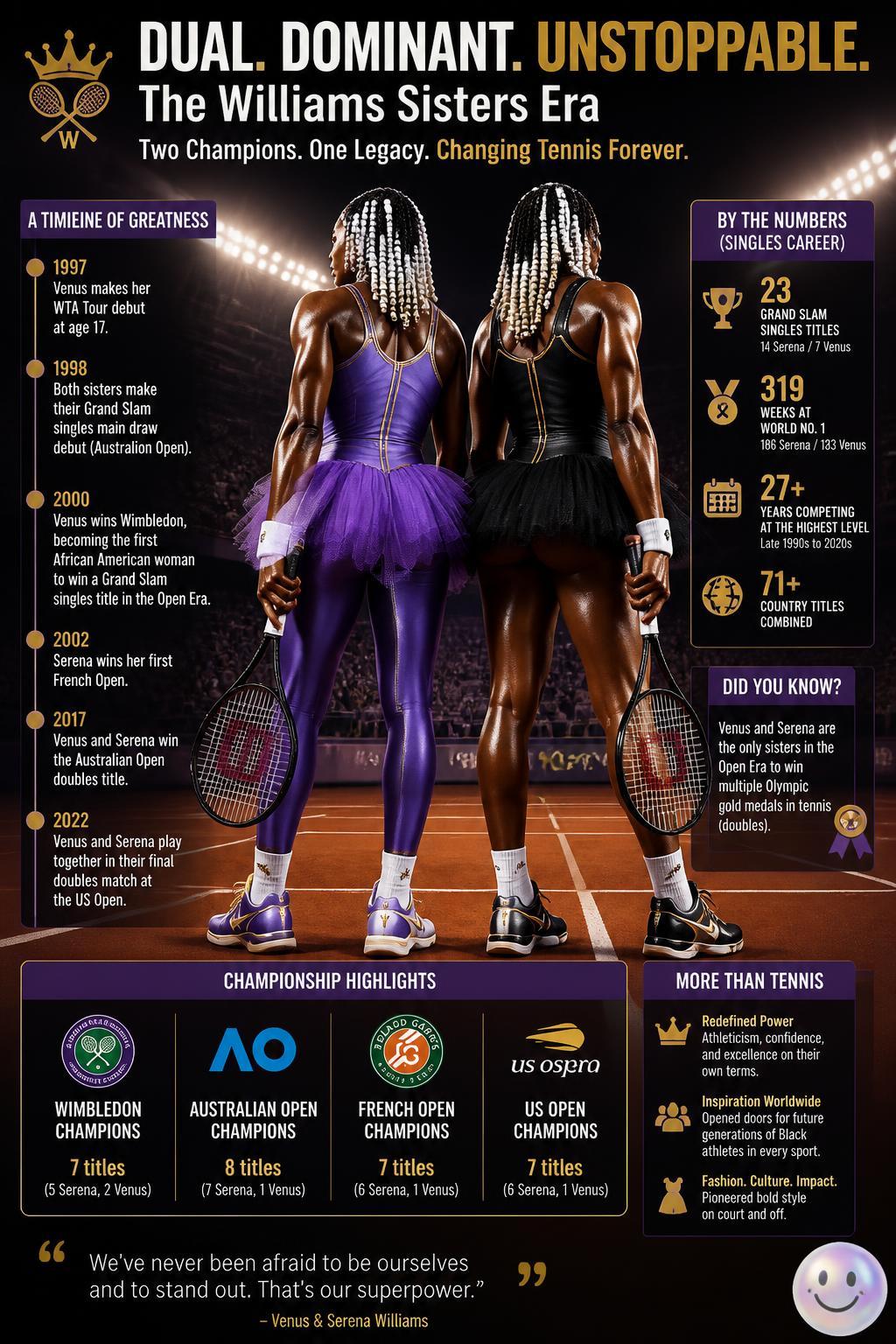 Venus makes her professional debut