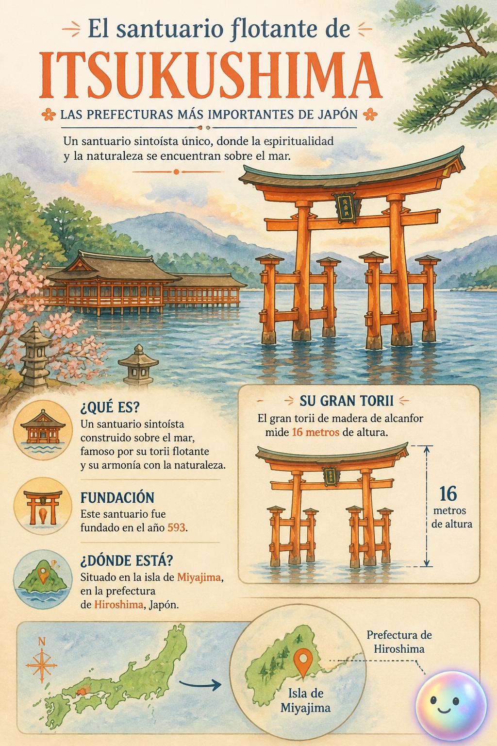 El santuario flotante de Itsukushima