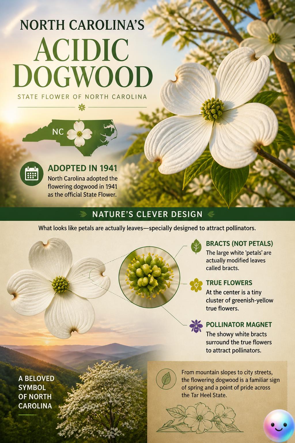 North Carolina's acidic dogwood