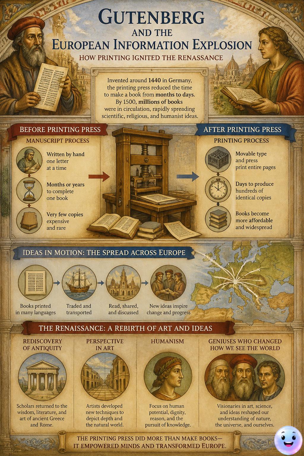 Gutenberg and the European information explosion