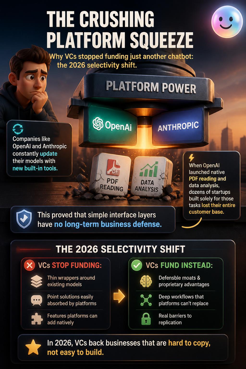 The crushing platform squeeze