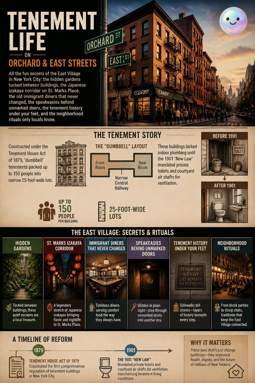 Tenement life on Orchard and East streets