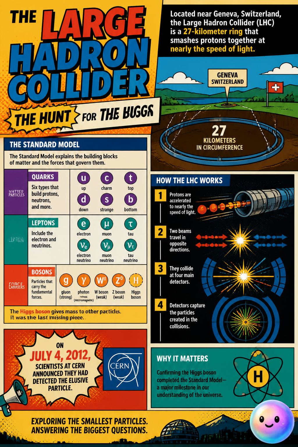 The Large Hadron Collider hunt