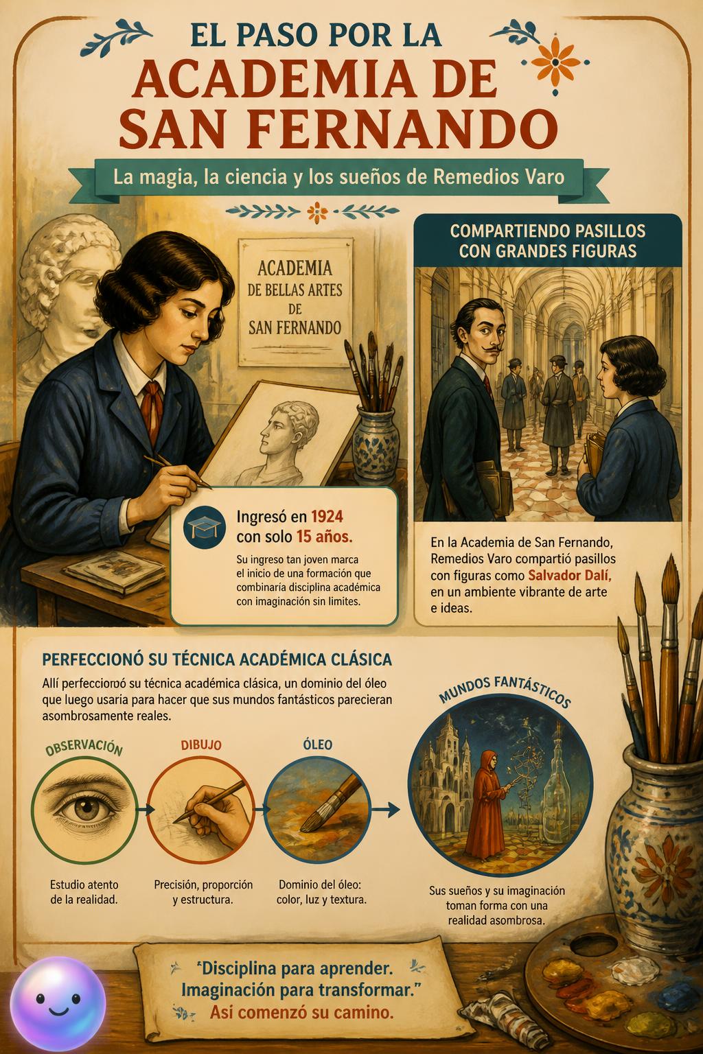 El paso por la Academia de San Fernando