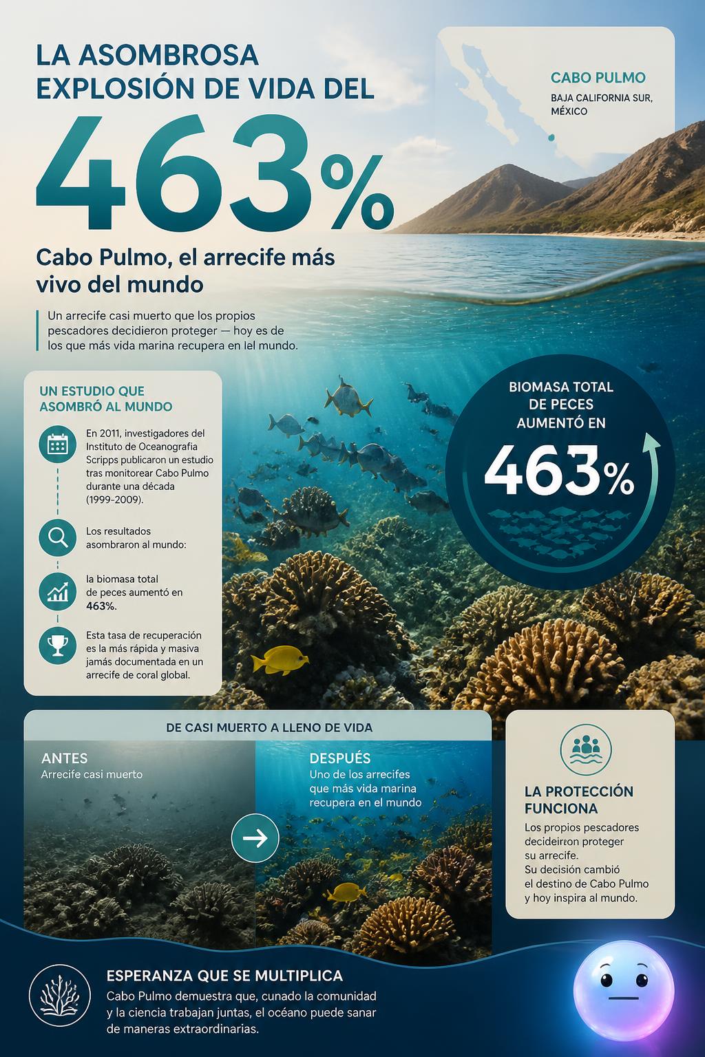 La asombrosa explosión de vida del 460%