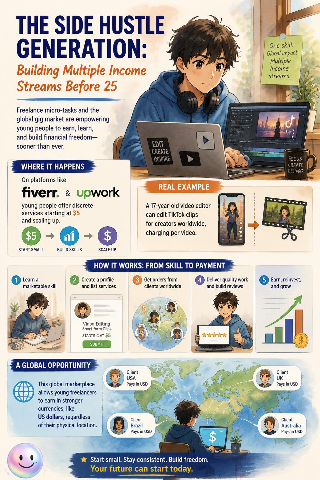 Freelance micro-tasks and the global gig market