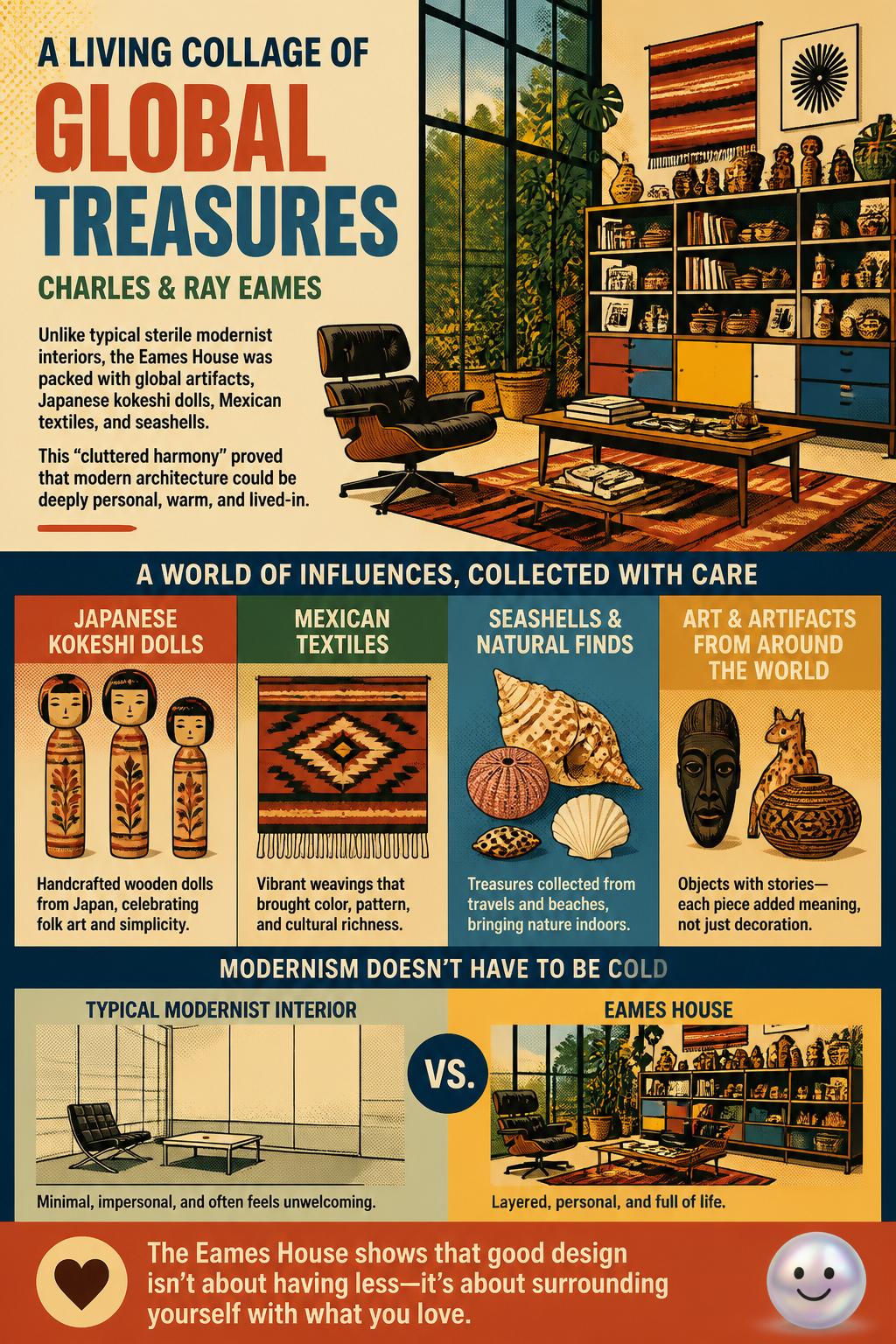 A living collage of global treasures
