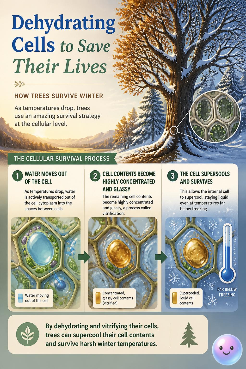 Dehydrating cells to save their lives