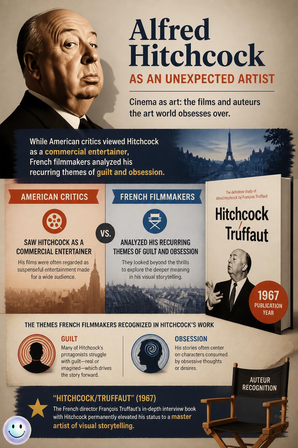 Alfred Hitchcock as an unexpected artist