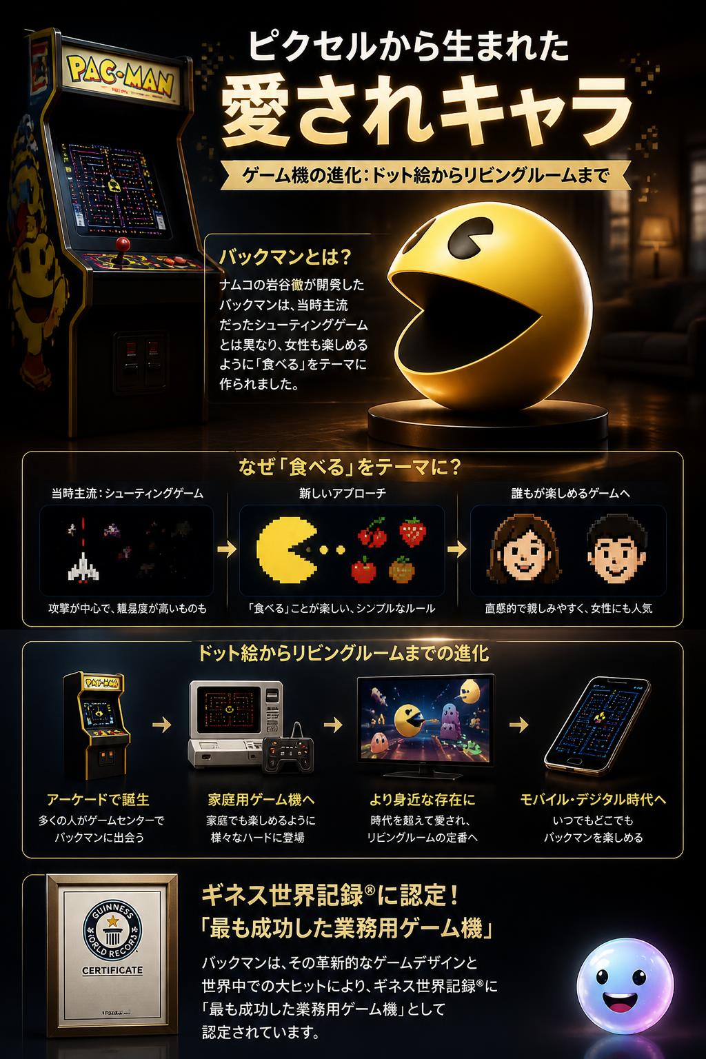 ピクセルから生まれた愛されキャラ