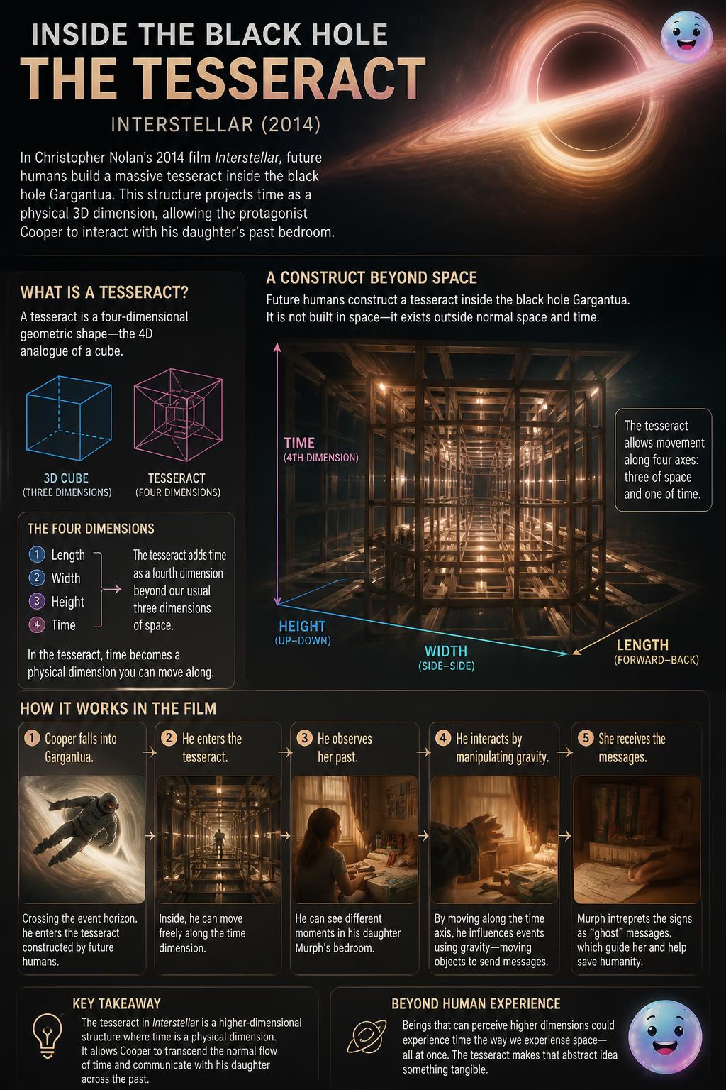 Inside the black hole of Interstellar