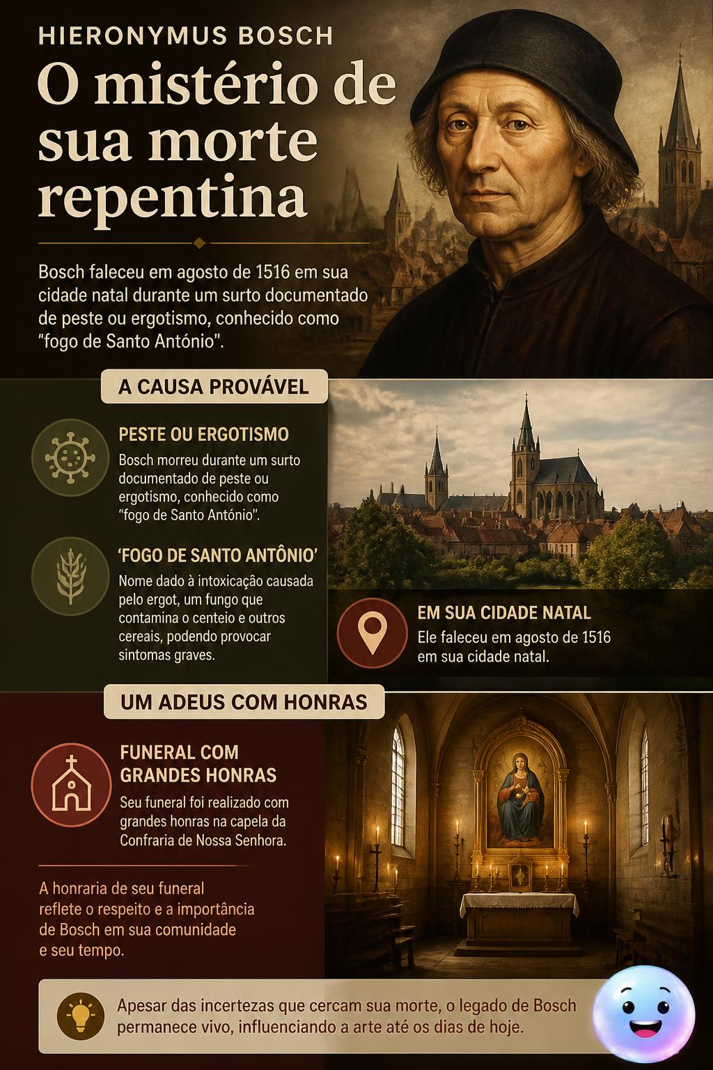 O mistério de sua morte repentina