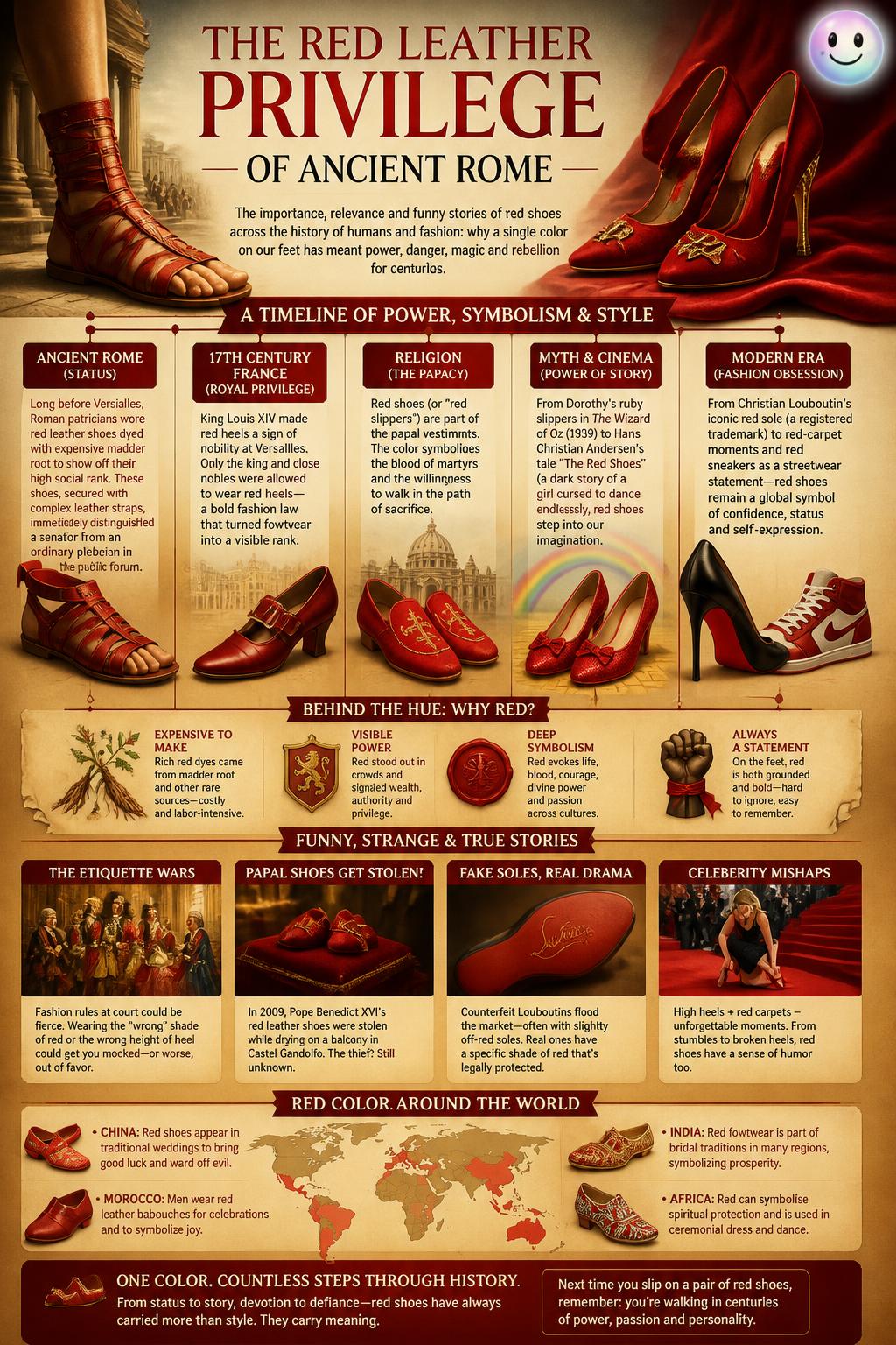 The red leather privilege of ancient Rome