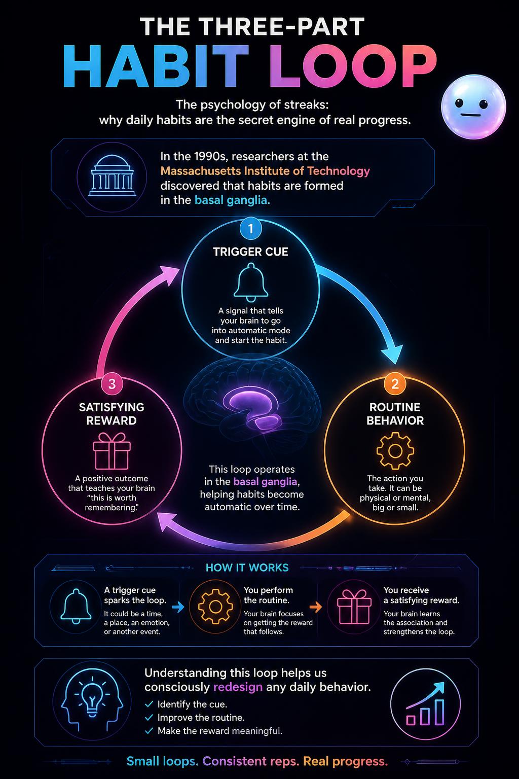 The three-part habit loop