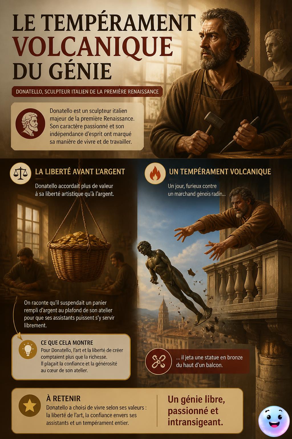 Le tempérament volcanique du génie