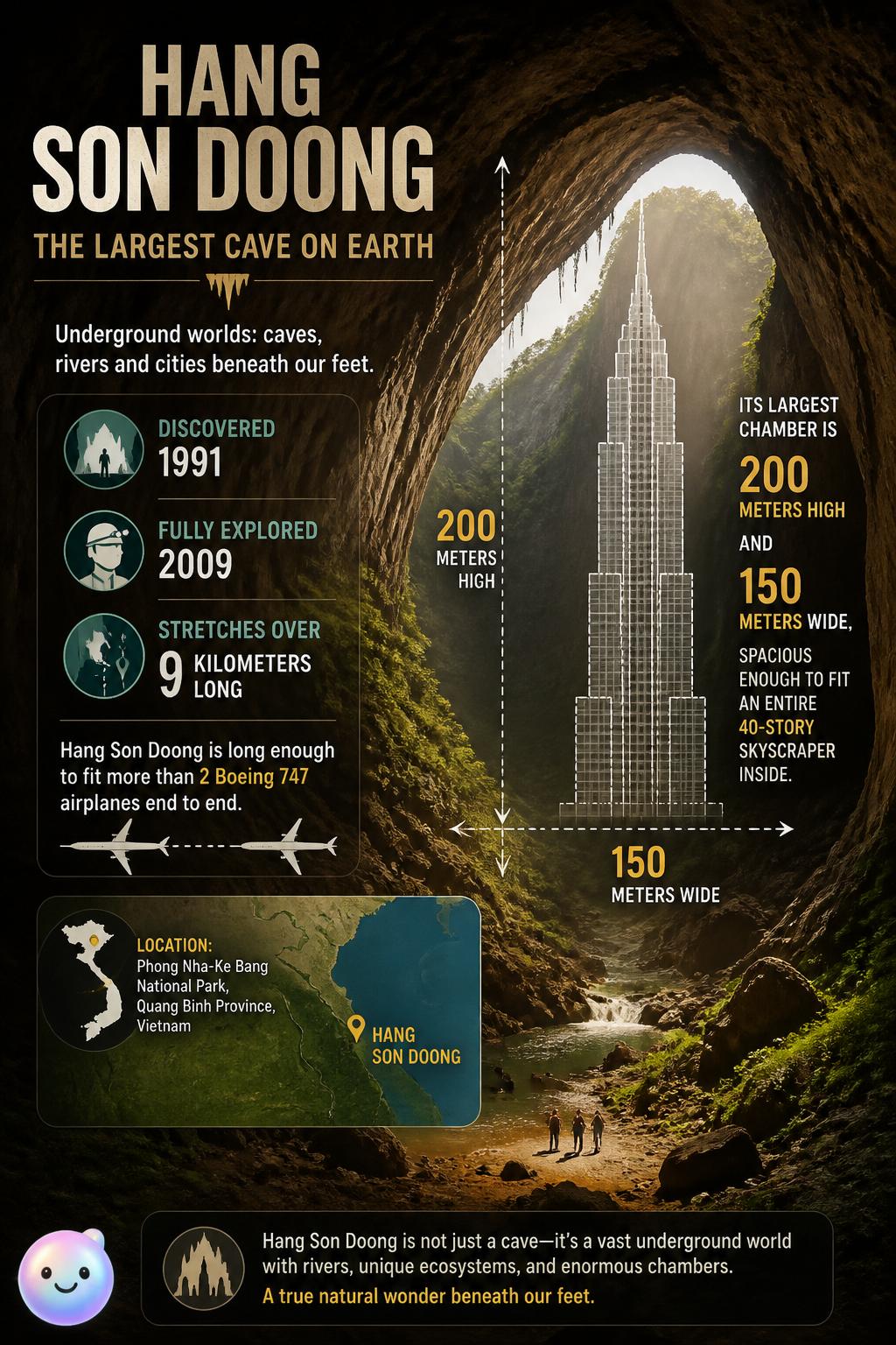 Hang Son Doong the largest cave on Earth