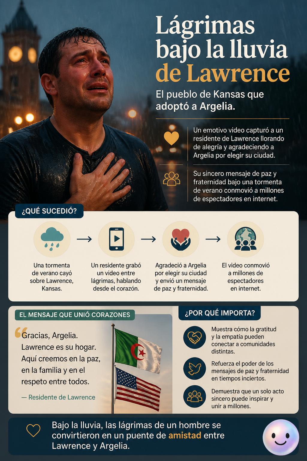 Lágrimas bajo la lluvia de Lawrence