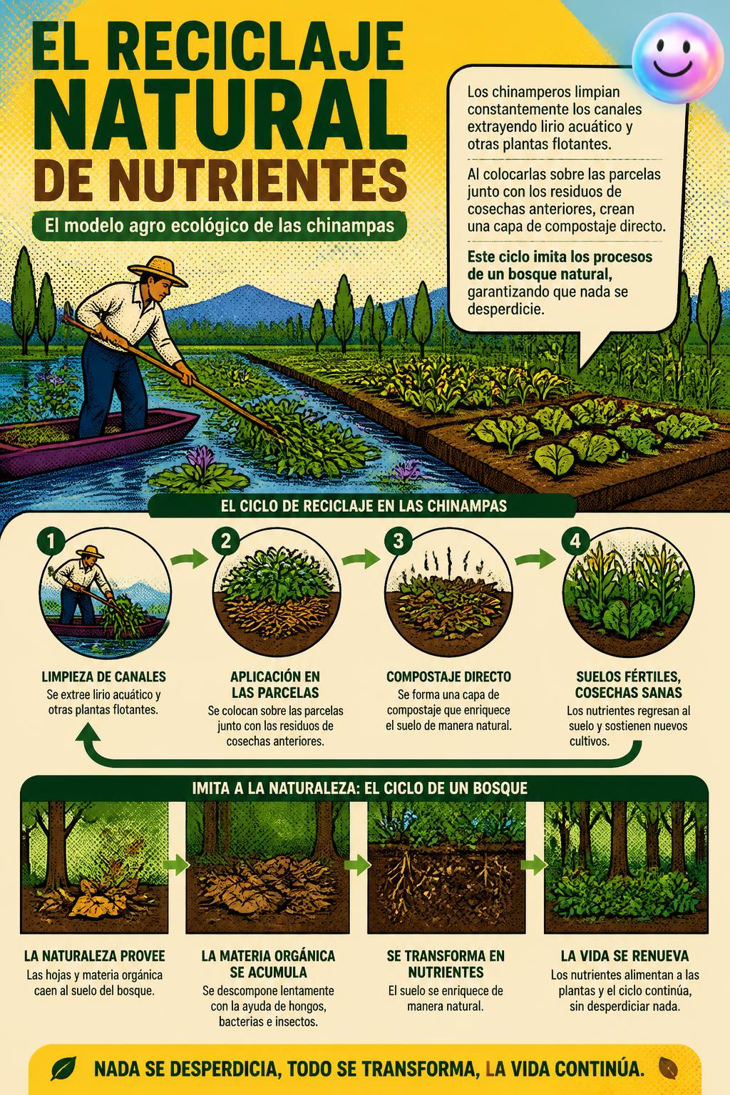 El reciclaje natural de nutrientes