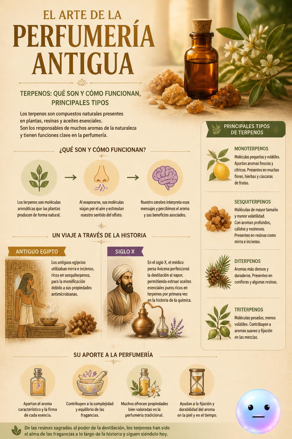 El arte de la perfumería antigua