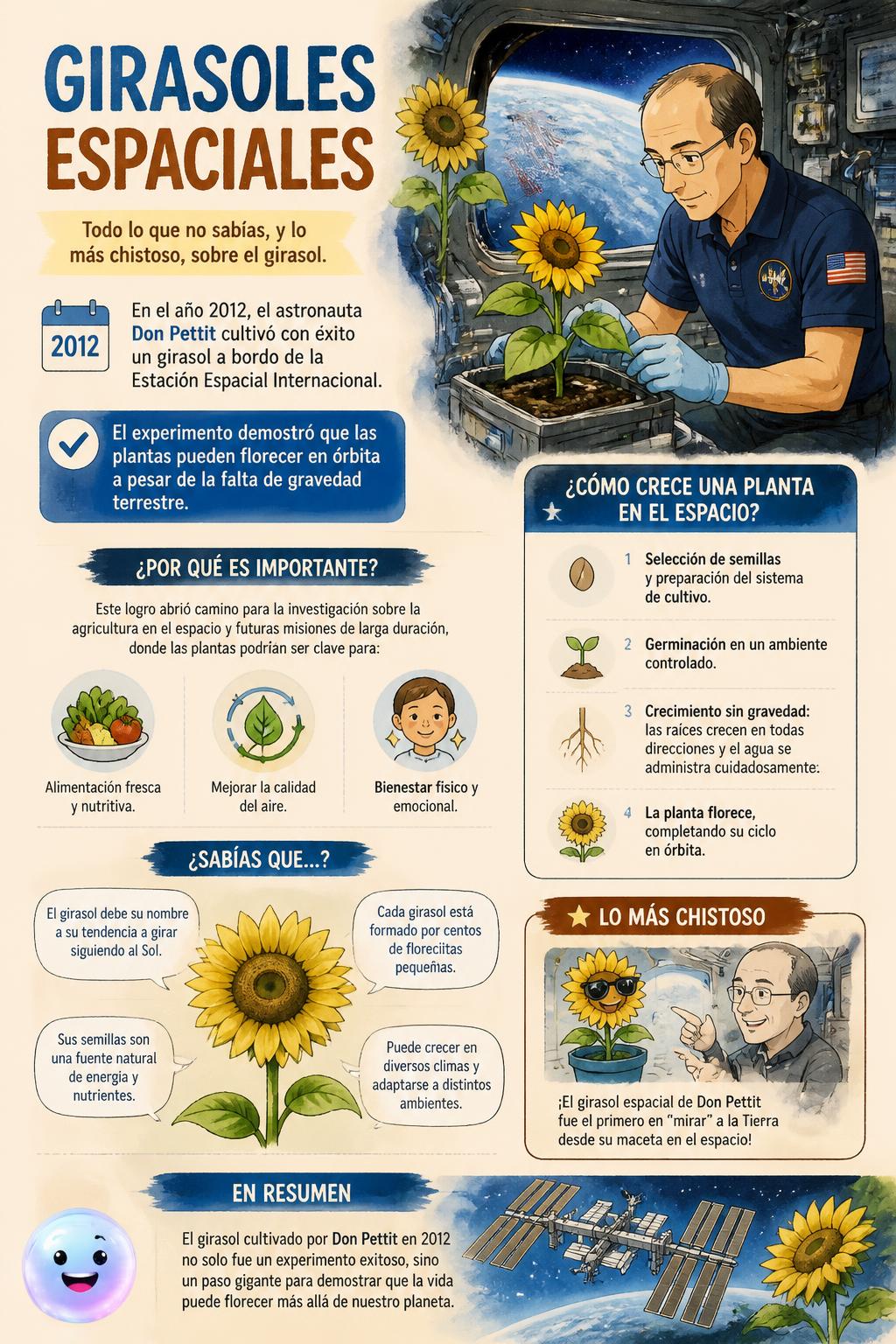 Girasoles espaciales: Curiosidades y datos divertidos