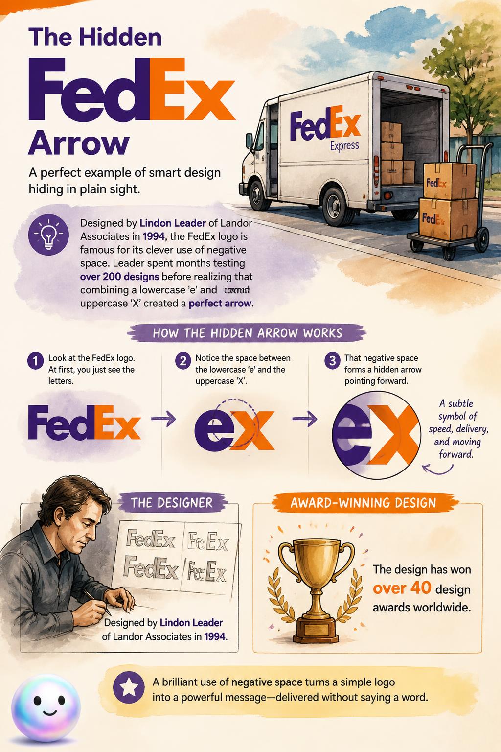 The hidden FedEx arrow