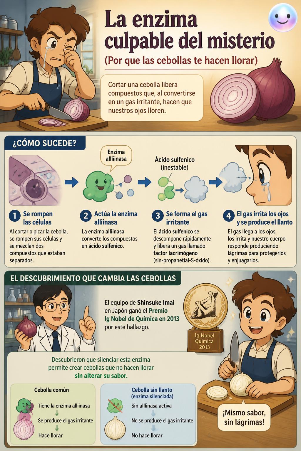La enzima culpable del misterio