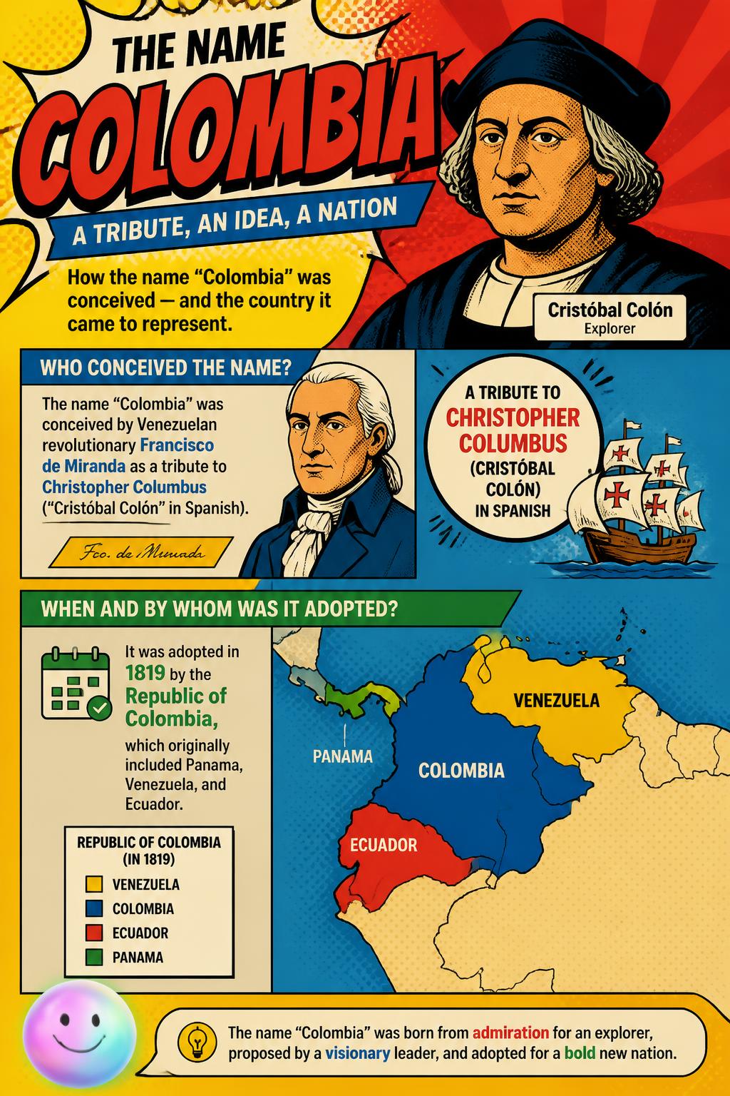 Colombia and a controversial explorer