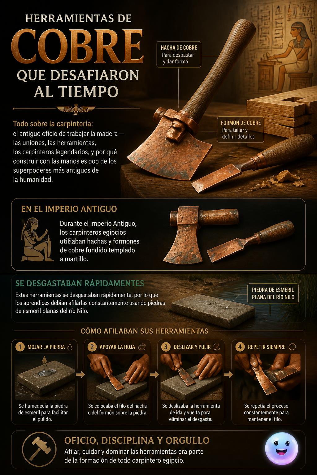 Herramientas de cobre que desafiaron al tiempo