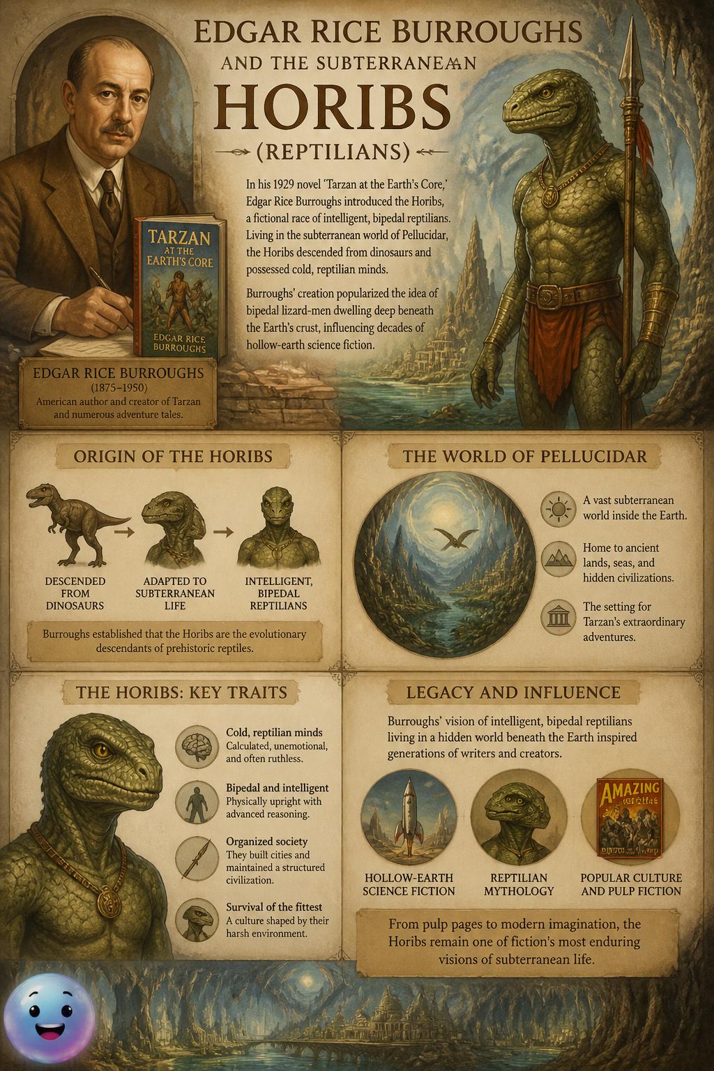 Edgar Rice Burroughs and the subterranean Horibs