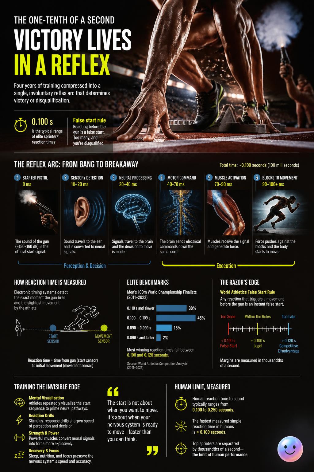 Mental visualization and reaction training