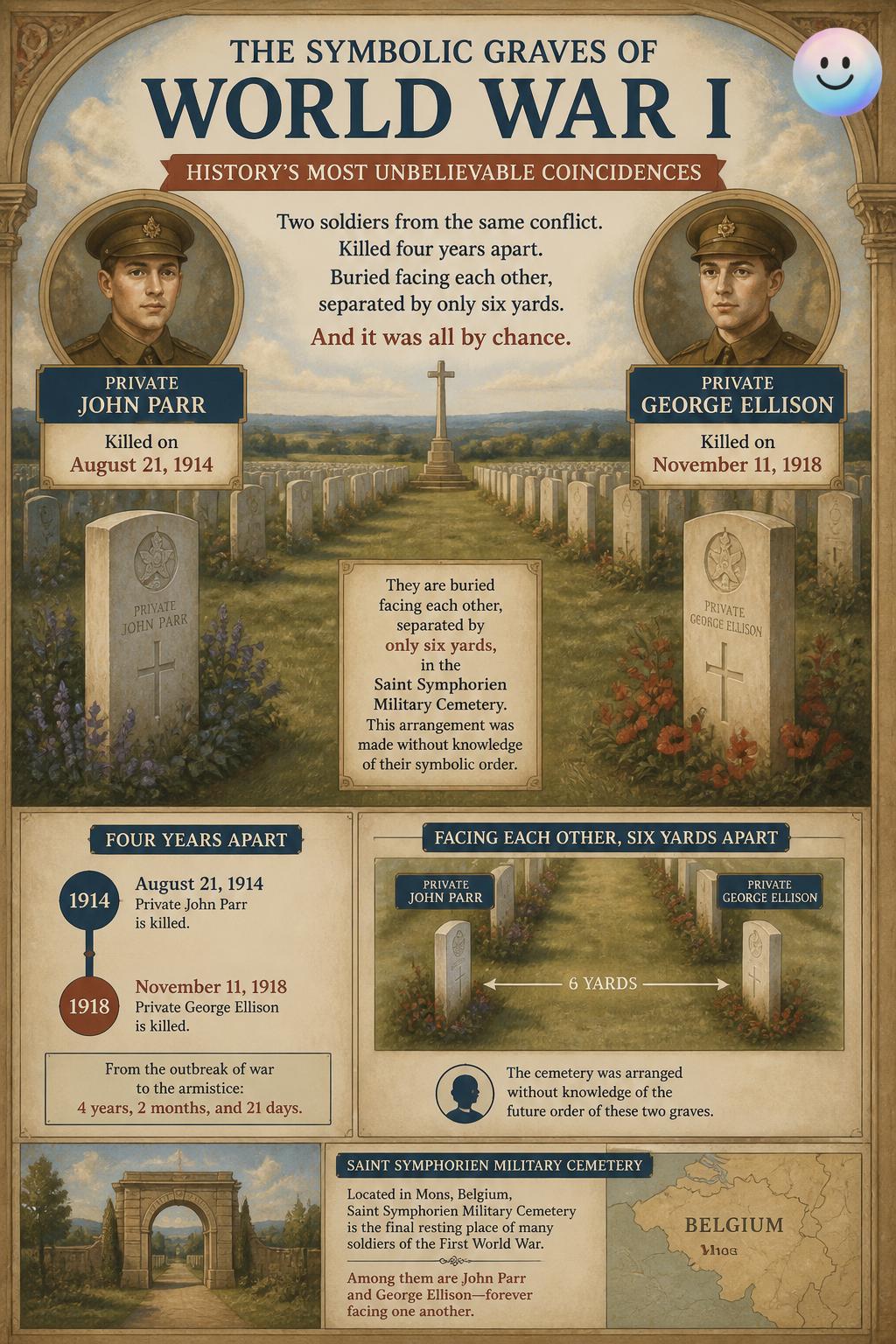 The symbolic graves of World War I