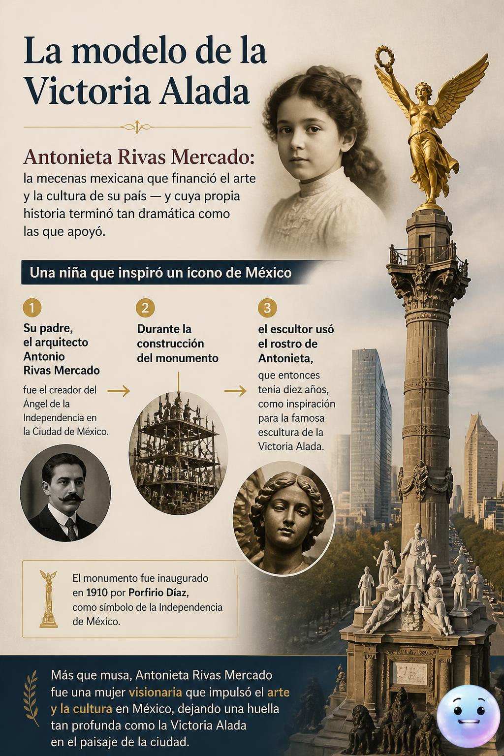 La modelo de la Victoria Alada