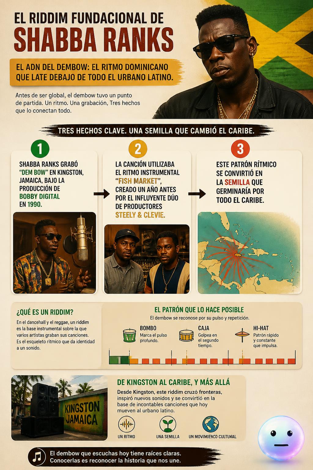 El riddim fundacional de Shabba Ranks