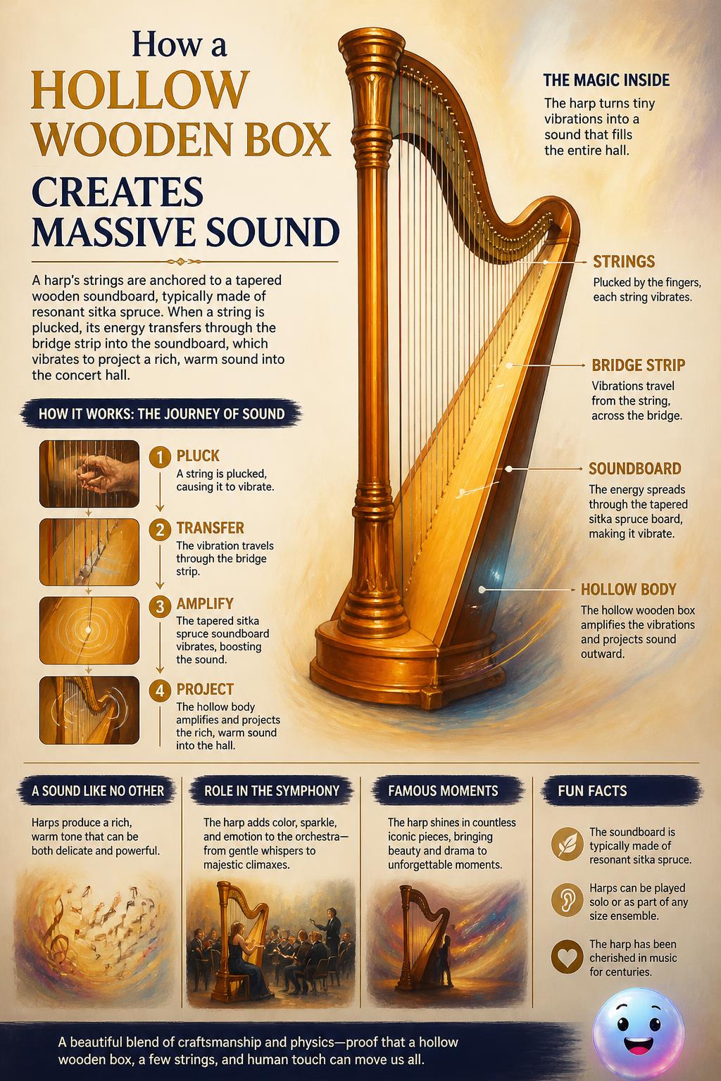 How a hollow wooden box creates massive sound