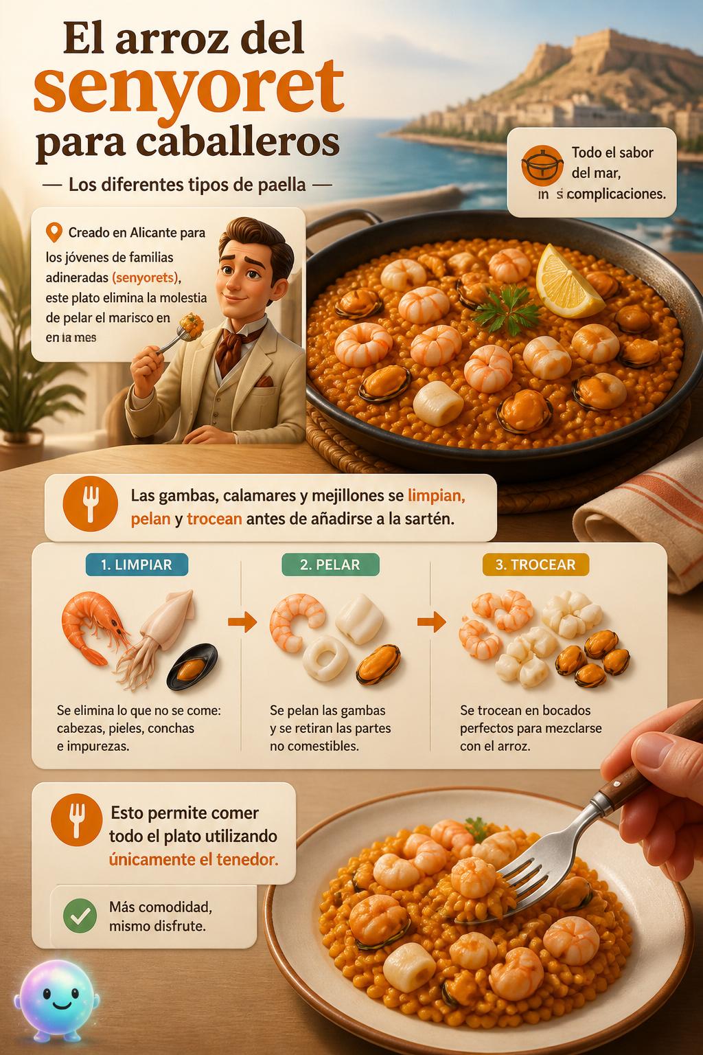 El arroz del senyoret para caballeros