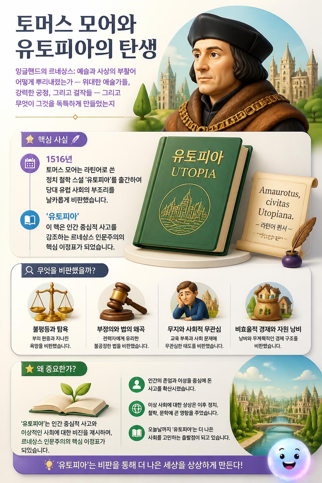 토머스 모어와 유토피아의 탄생