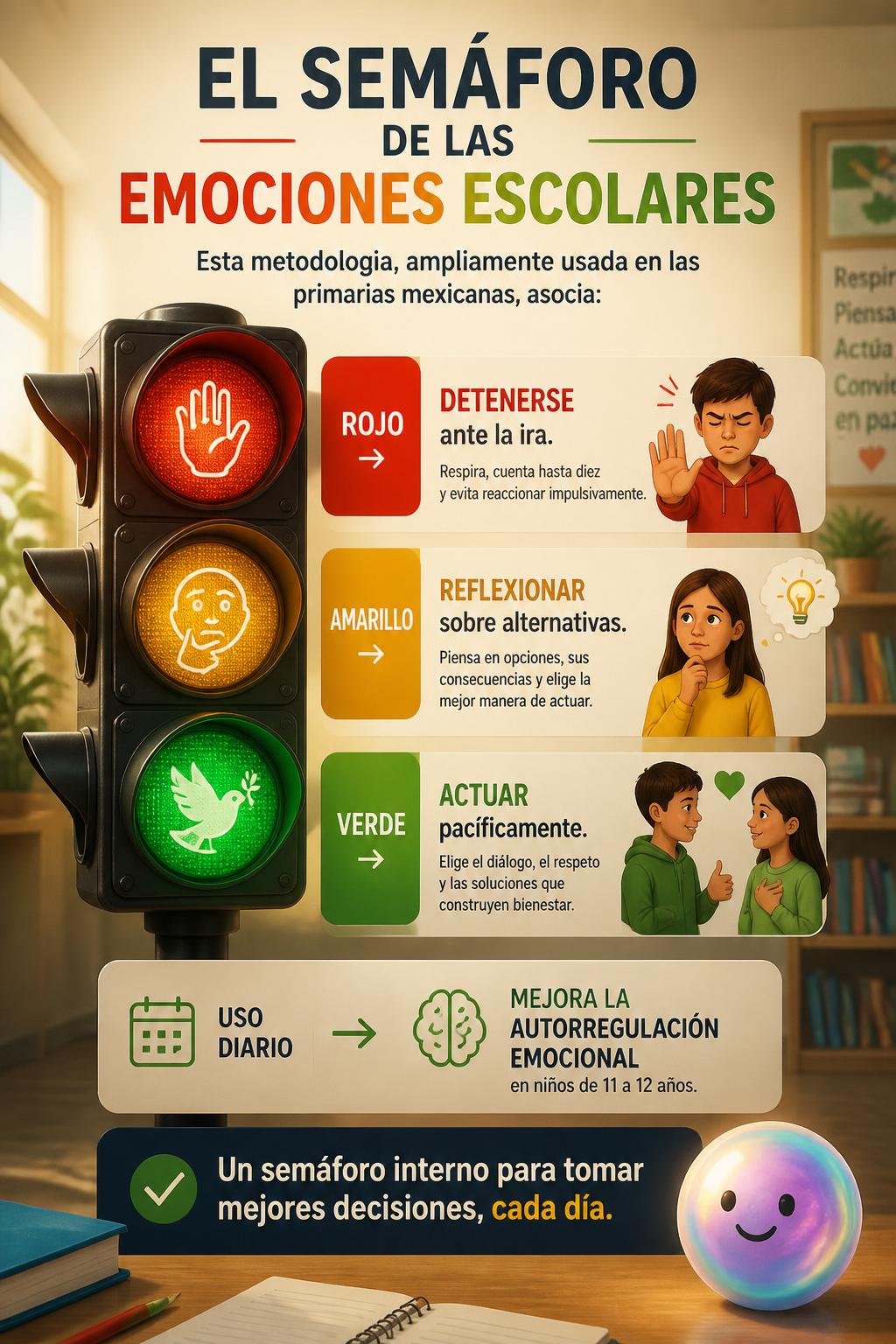 El semáforo de las emociones escolares