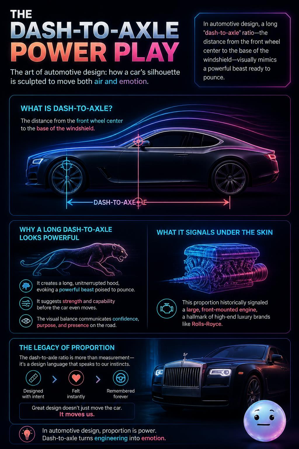 The dash to axle power play