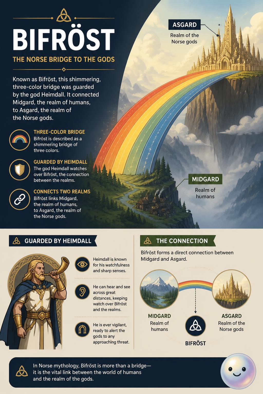 The Norse bridge to the gods