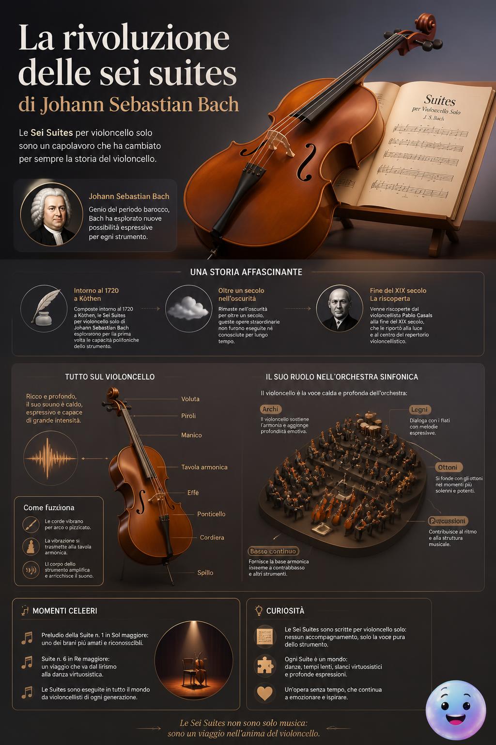 La rivoluzione delle sei suites di Johann Sebastian Bach