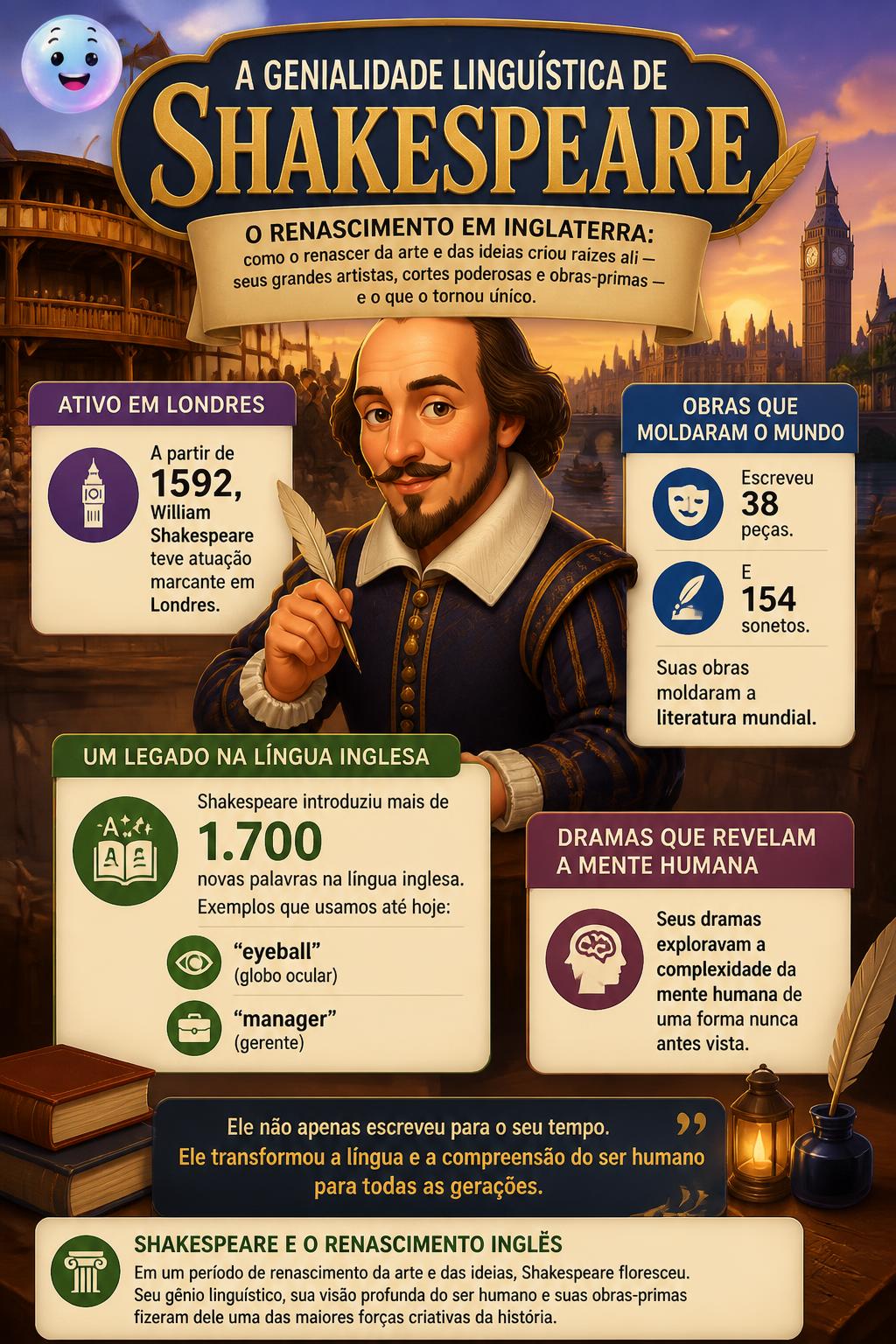 A genialidade linguística de Shakespeare