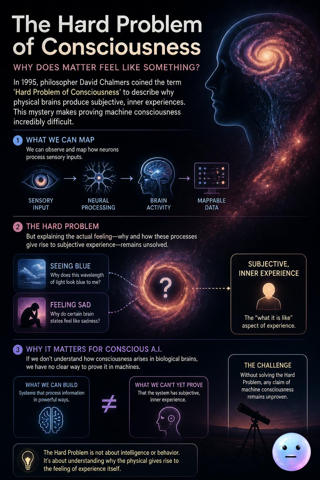 The hard problem of consciousness