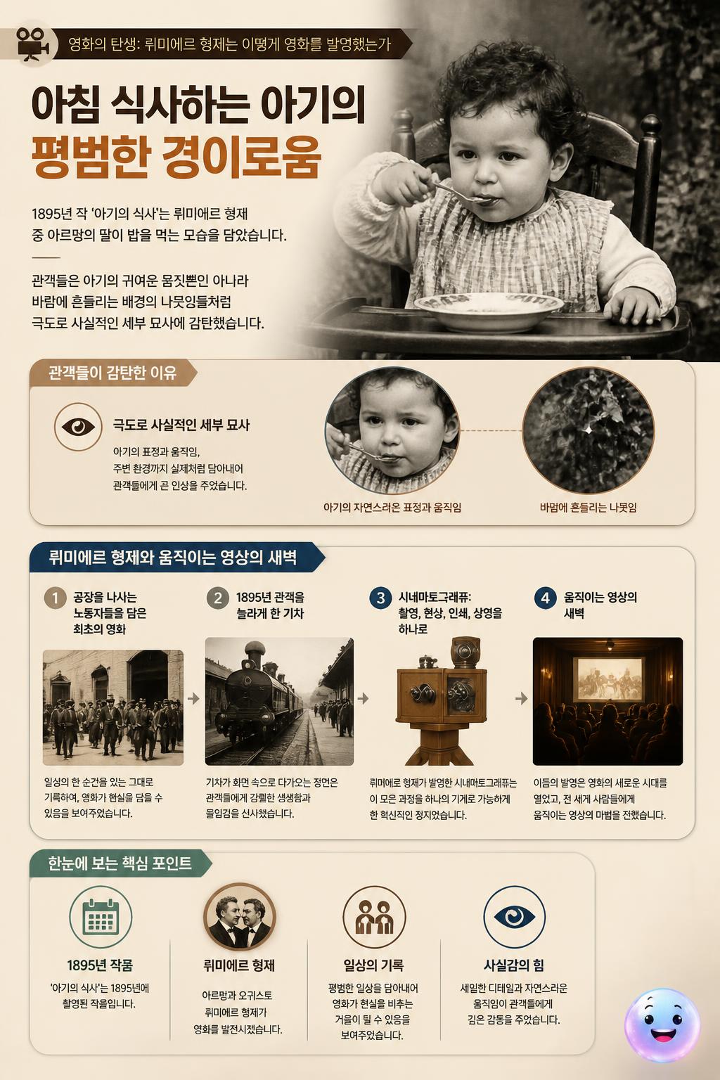 아침 식사하는 아기의 평범한 경이로움
